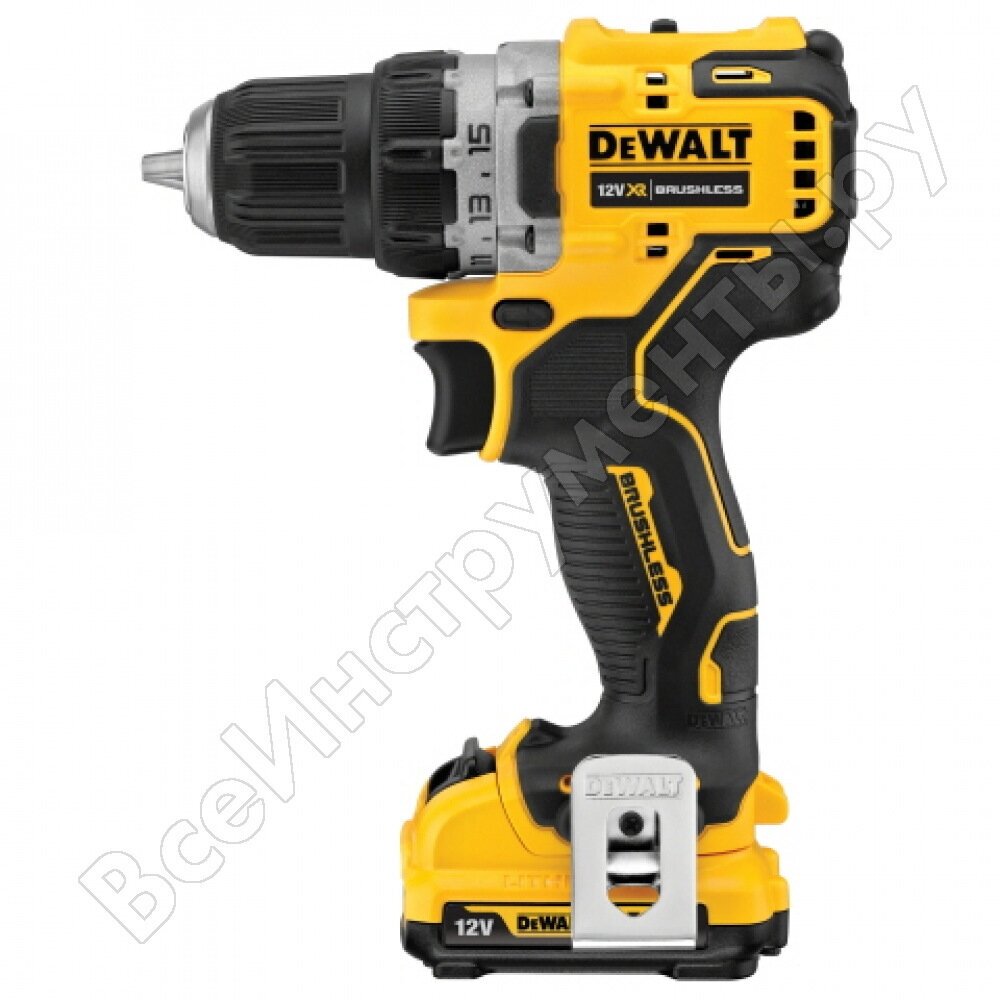 Dewalt 12 В XR компактная дрель-шуруповерт, 250 Вт, 2 скорости: 57.5/22.5 Нм, DCD701D2-QW