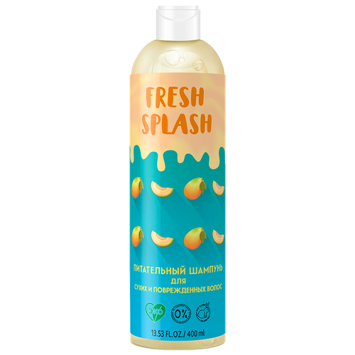 FRESH SPLASH Питательный шампунь для сухих и поврежденных волос, 400 мл