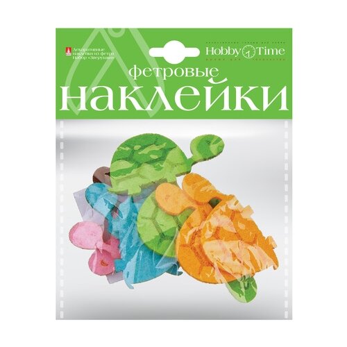 Наклейки декоративные из фетра, набор № 22 Зверушки