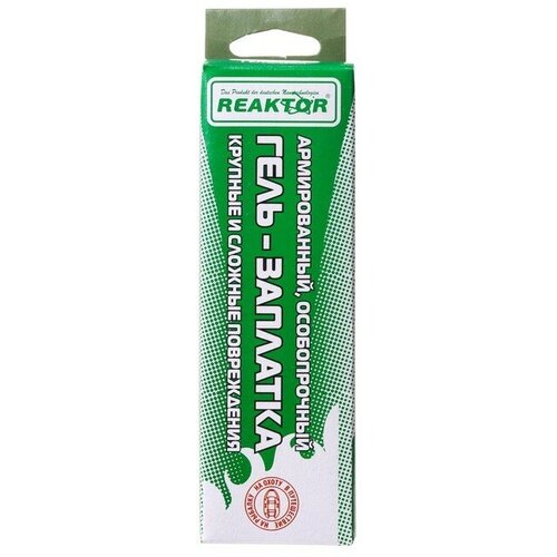 Армированная особопрочная гель-заплатка для изделий из ПВХ, цвет хаки, 40 г, 30 мл