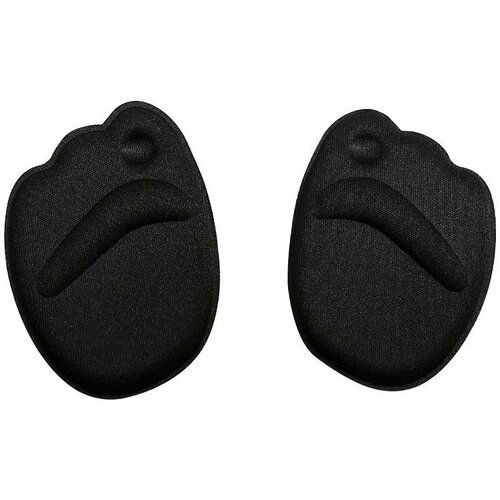 Вкладыши для обуви от мозолей (полустельки от натирания), анатомическая форма, 1 пара, цвет черный