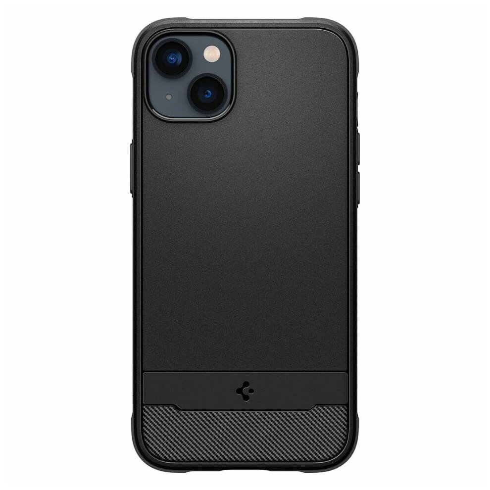 Чехол SPIGEN Rugged Armor с MagSafe для iPhone 14 черный (Black)