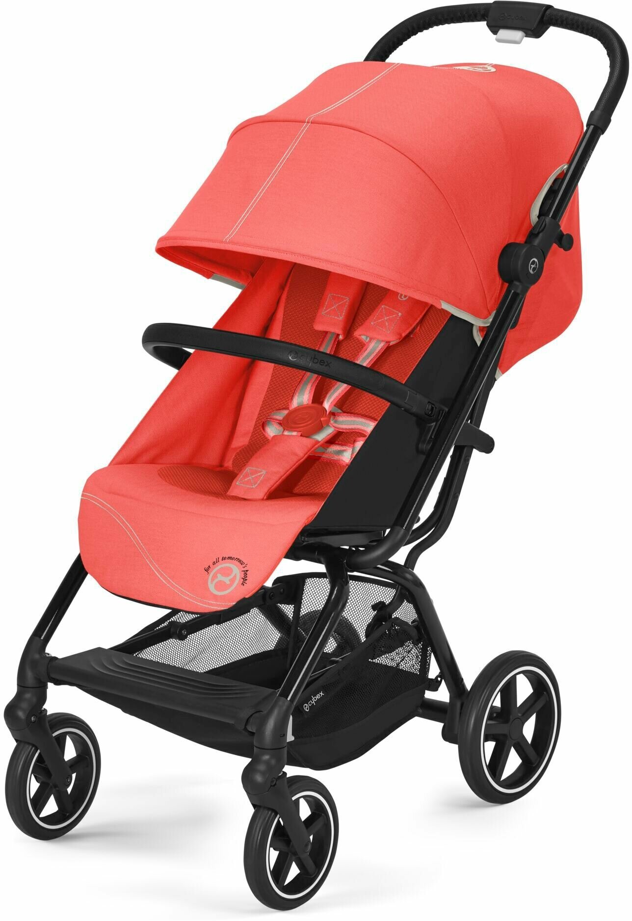 Прогулочная коляска Cybex Eezy S Plus 2, Hibiscus Red