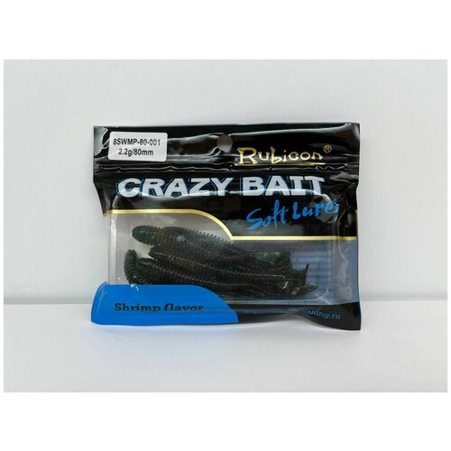 Силиконовая приманка Rubicon Crazy Bait Темно-Зеленый 352₽