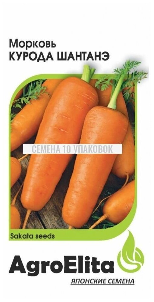 Семена Морковь Курода Шантанэ 10уп по 1,0г (АгроЭлита)