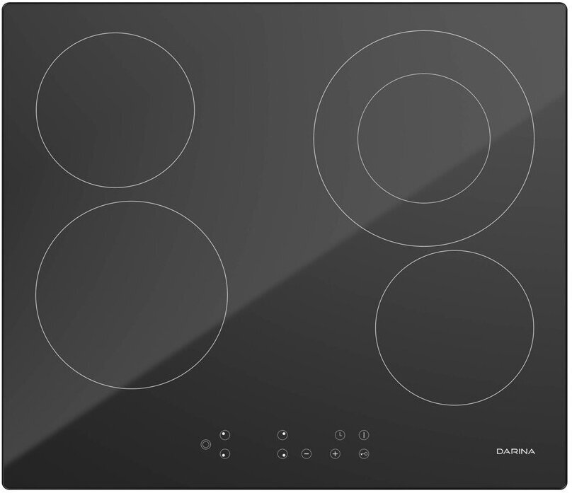 Варочная панель Darina PL E326 B, электрическая, независимая, черный - фото №9