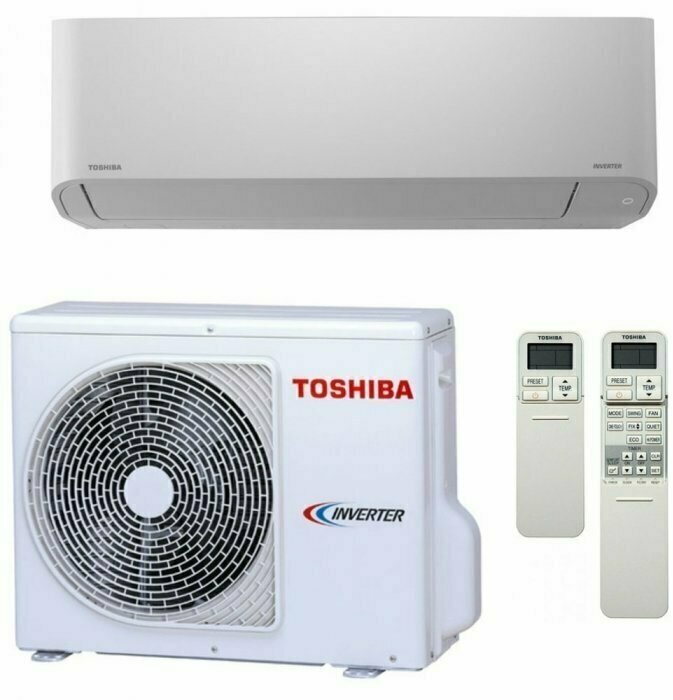 Настенная сплит-система Toshiba RAS-05BKV-EE-N / RAS-05BAV-EE-N (белый) - фотография № 8