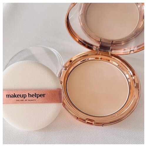 MAKEUP HELPER Премиальная Пудра (тон 23) с жемчужным порошком