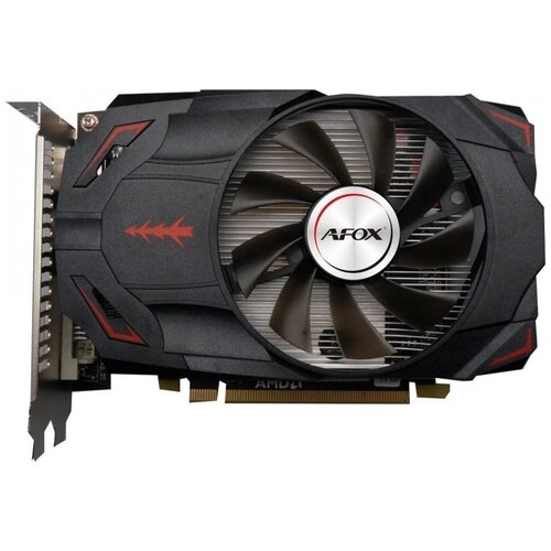 Внешняя видеокарта AFOX Radeon RX 550 4GB (AFRX550-4096D5H4-V4), Retail видеокарта afox radeon rx 550 4096mb atx dual fan afrx550 4096d5h4 v6 retail