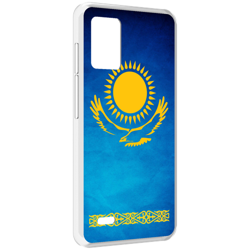 Чехол MyPads герб и флаг казахстана для UMIDIGI Bison X10S / Bison X10G задняя-панель-накладка-бампер