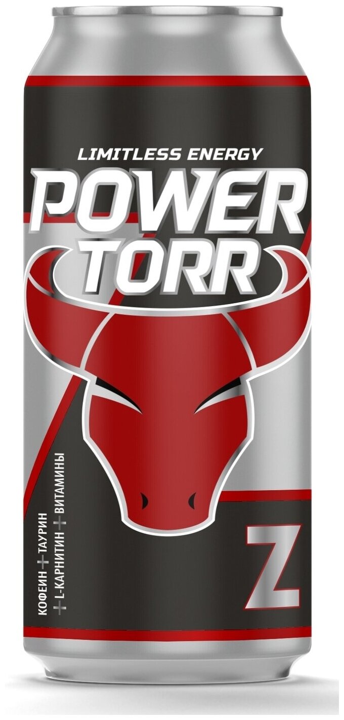 Энергетический напиток Power Torr Z, 12 шт 0,45 л - фотография № 3