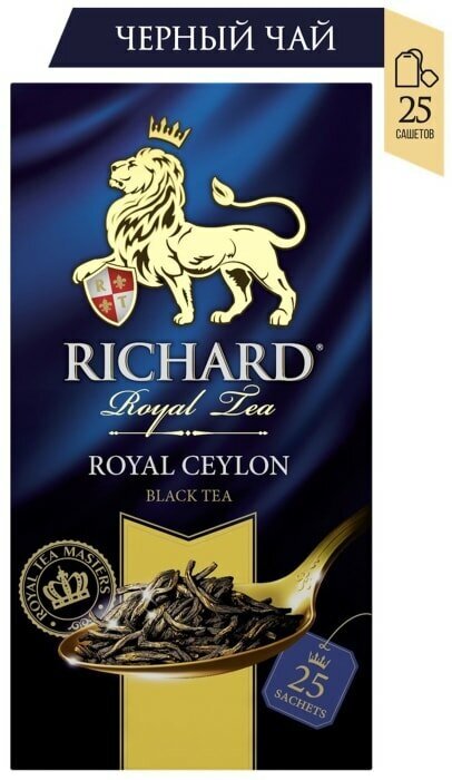 Чай Richard "Royal Ceylon" черный, 25 пак.