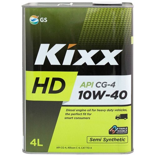 Полусинтетическое моторное масло Kixx HD 10W-40, 1 л