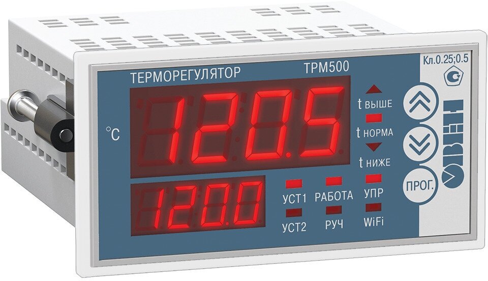 Экономичный терморегулятор овен ТРМ500-Щ2. WIFI