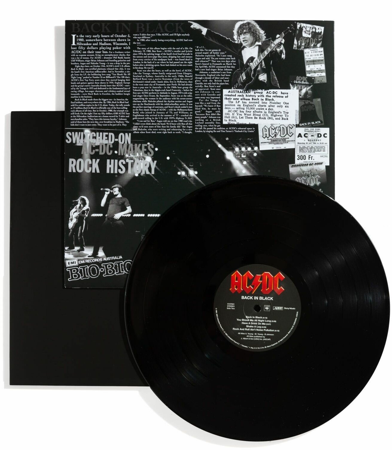 AC/DC Back in Black Виниловая пластинка Sony Music - фото №14