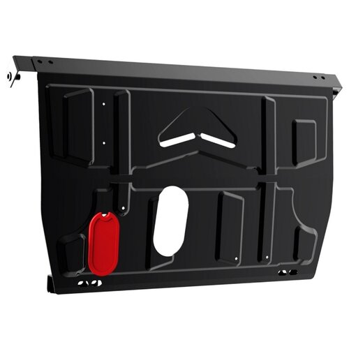 фото Защита картера и кпп автоброня для chery sweet (qq) 2005-2009/daewoo matiz i рестайлинг 2000-2015/ravon matiz 2015-2018, штампованная, сталь 1.5 мм, с крепежом, 111.01311.1