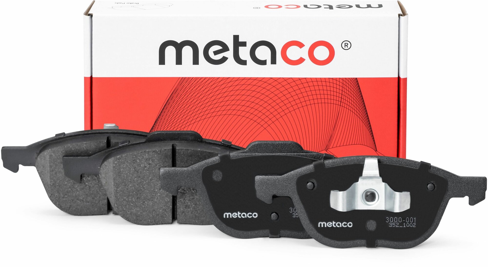 Колодки тормозные передние к-кт Metaco 3000-001