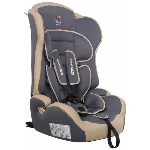 Автокресло группа 1/2/3 (9-36 кг) Kids Planet Sputnik isofix, бежевый/латте автокресло группа 1 2 3 9 36 кг kids planet sputnik isofix бежевый латте