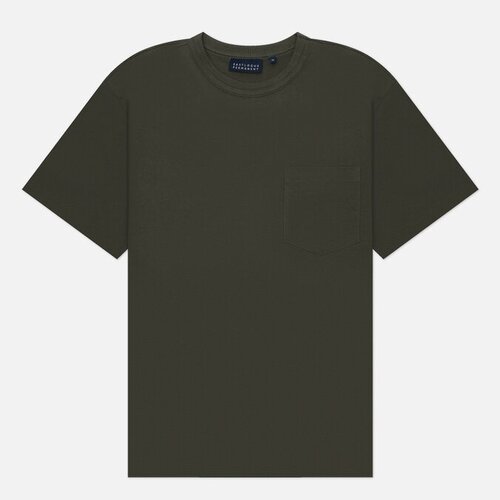 Футболка EASTLOGUE, круглый вырез, размер S, хаки