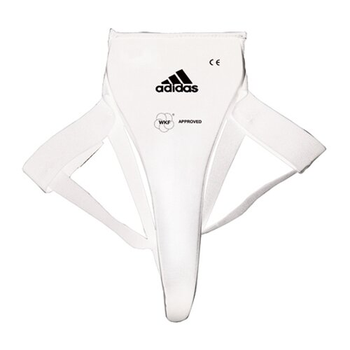 Защита паха adidas, 69CO3, M, белый защита паха мужская wkf men groin guard белая размер xs