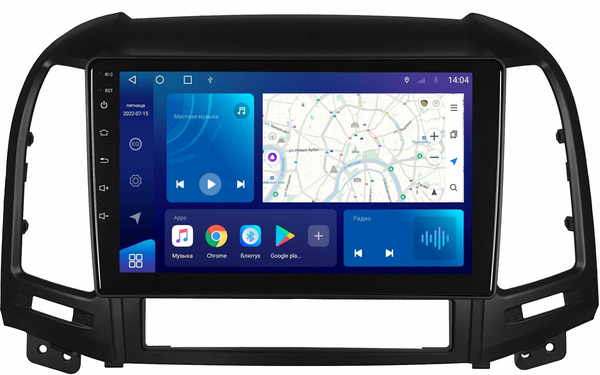 Магнитола Pioneer DSP на Hyundai Santa fe 2 2006-2012 Android 4/64GB