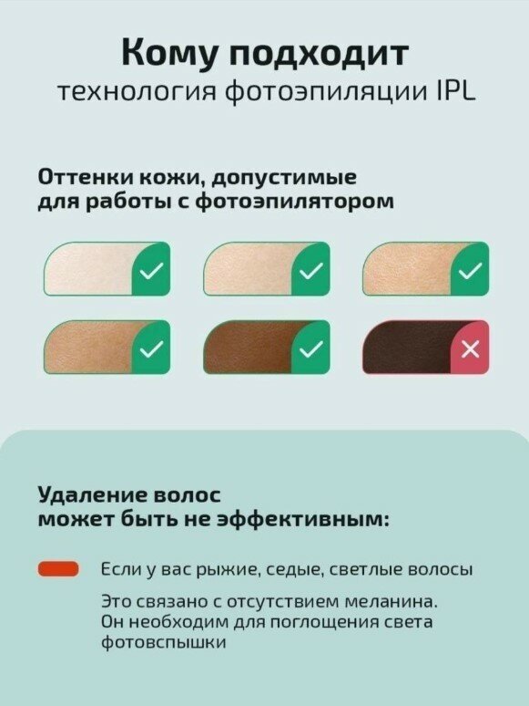 Фотоэпилятор IPL женский/Лазерный эпилятор/депилятор/электрический профессиональный аппарат для удаления волос/с охлаждающим эффектом удаление волос - фотография № 2