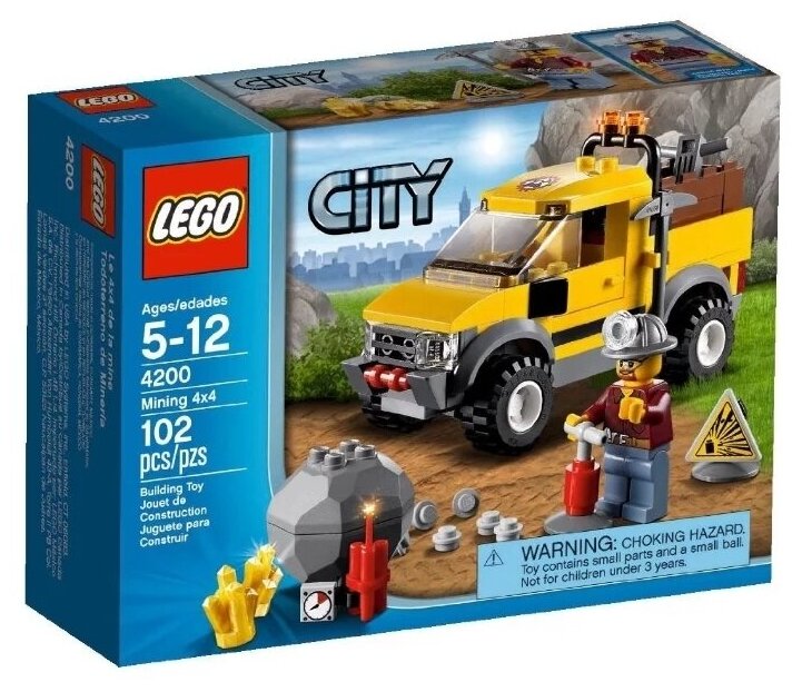 Lego Конструктор LEGO City 4200 Горный внедорожник 4X4