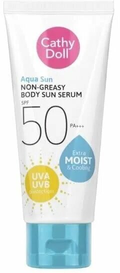 Солнцезащитный крем для тела Cathy Doll Aqua Sun Non Greasy Body Sun Serum SPF50 PA +++ 50 ml.