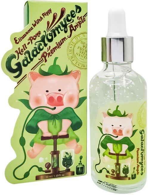 Elizavecca Witch Piggy Hell-Pore Galactomyces Premium Ample Восстанавливающая сыворотка 50мл