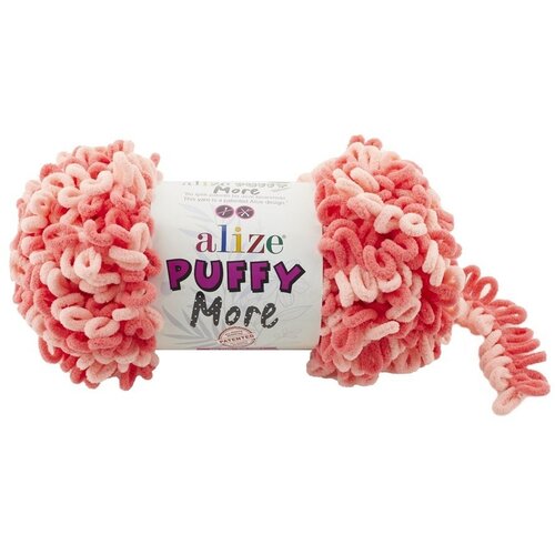 Пряжа ALIZE Puffy More, 100% микрополиэстер, 300 г, 11,5 м, цвет 6275 (PUFFY. MORE.6275)