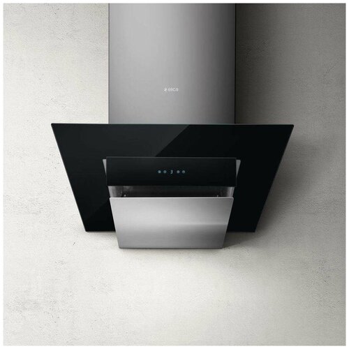 Каминная вытяжка Elica Class 60AIXBL нержавеющая стальчерное стекло prf0096616 1949000₽