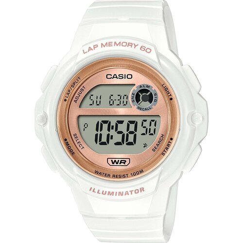 фото Наручные часы casio наручные часы casio lws-1200h-7a2, белый, черный