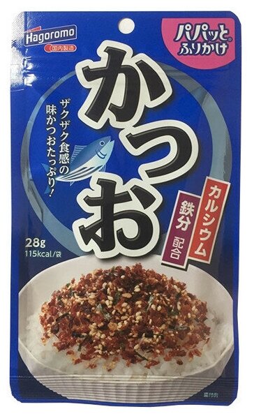Приправа для риса фурикакэ со вкусом тунца бонито Hagoromo 28 г
