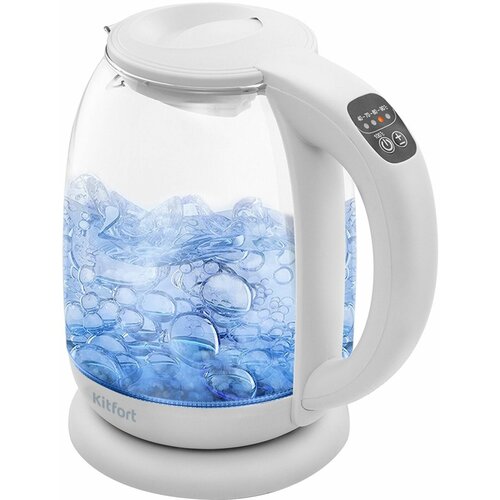 Чайник электрический Kitfort КТ-640-3 17л 2200Вт серый корпус пластикстекло 4023₽