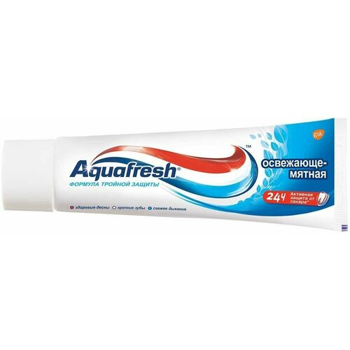 Aquafresh Зубная паста Тотал Кэа 3, Освежающе мятная, 50 мл