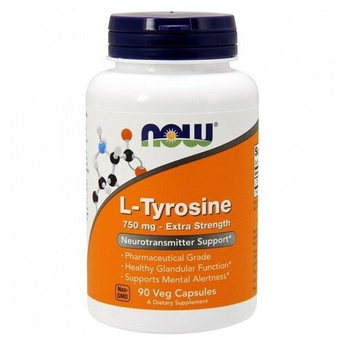 Now Tyrosine 750 mg 90 капс.