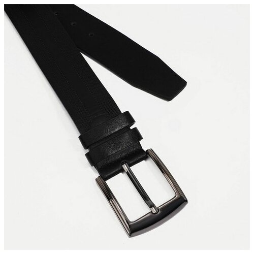фото Ремень сима-ленд, размер 120, черный сима-лэнд
