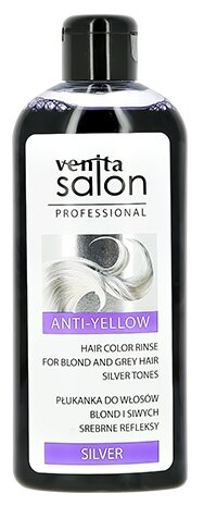 Venita ополаскиватель Anty-Yellow Blond & Grey Hair Color Rinse Silver для осветленных и седых волос, 200 мл