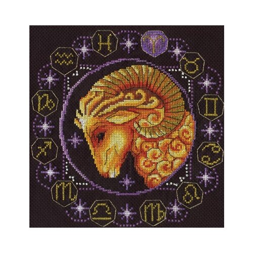фото Набор для вышивания zn-0922 ( зн-0922 ) "знаки зодиака. овен" panna