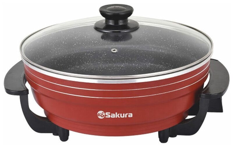 Электросковорода Sakura SA-7716R Master Chef 32*9см