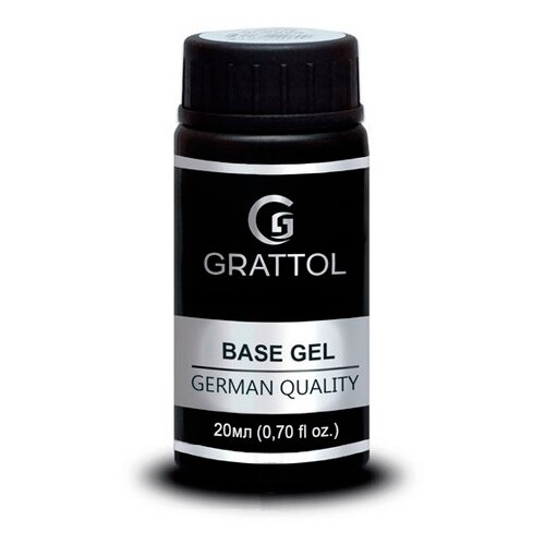 grattol swift light gel Grattol Базовое покрытие Rubber Base Gel Extra Cremnium, прозрачный, 20 мл, 50 г