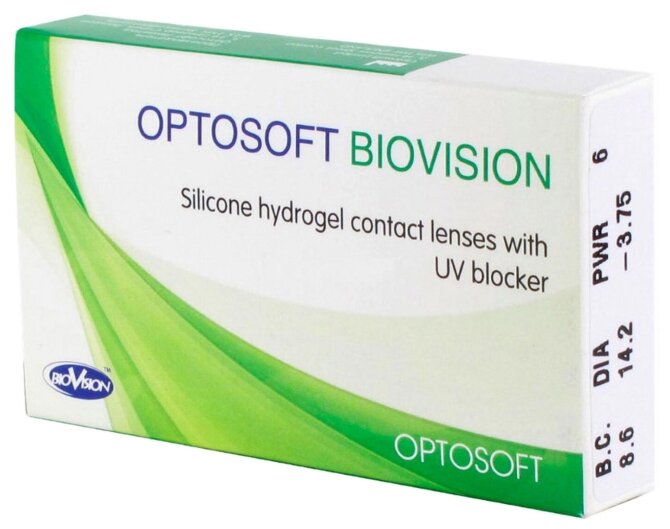 Optosoft Biovision (6 линз) -1.75 R.8.6