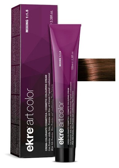Краска для волос Artcolor Hair Colour Cream Ekre 7.34 Золотисто-медный блондин/Табак, 100 мл
