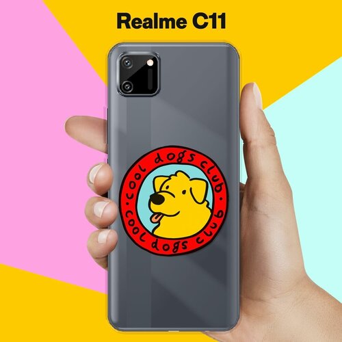 Силиконовый чехол на realme C11 Клуб любителей собак / для Реалми С11 силиконовый чехол на realme x3 клуб любителей собак для реалми икс 3