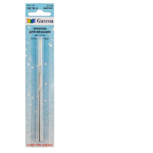 фото "gamma" mch-s крючок металл d 1.0 мм 12 см в блистере .