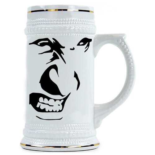 фото Пивная кружка злая рожа drabs
