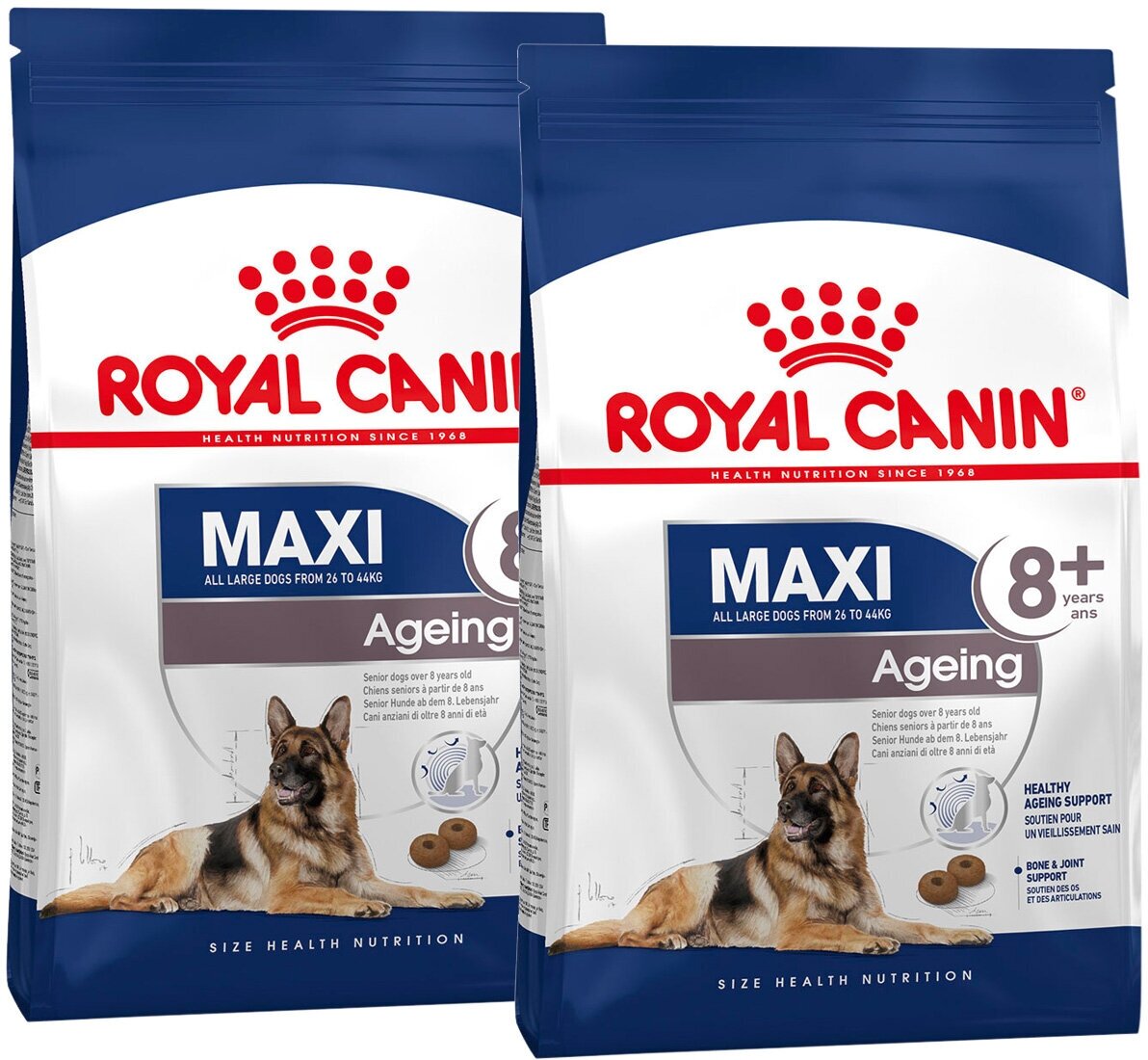 ROYAL CANIN MAXI AGEING 8+ для пожилых собак крупных пород старше 8 лет (3 + 3 кг)
