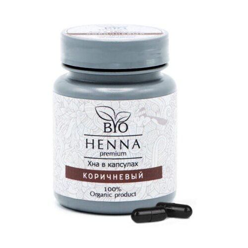Bio Henna Хна для бровей 30 капсул x 0.2 г, 6 мл, 0.2 г bio henna набор окрашивание уход темно коричневый