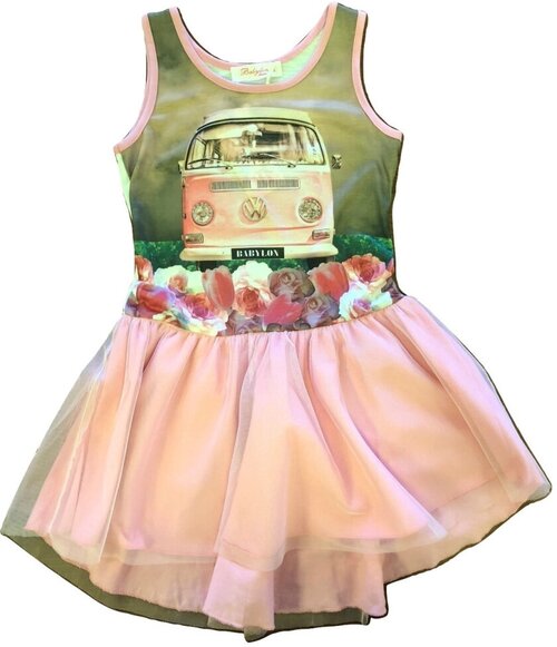 Платье Babylon fashion, размер 116, розовый