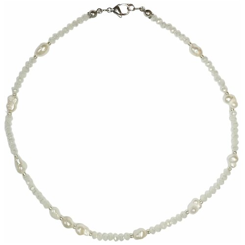 Чокер из сверкающих граненых бусин